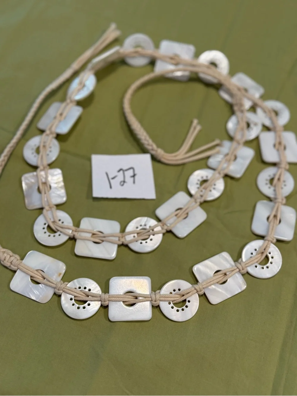 No brand seashell rope
